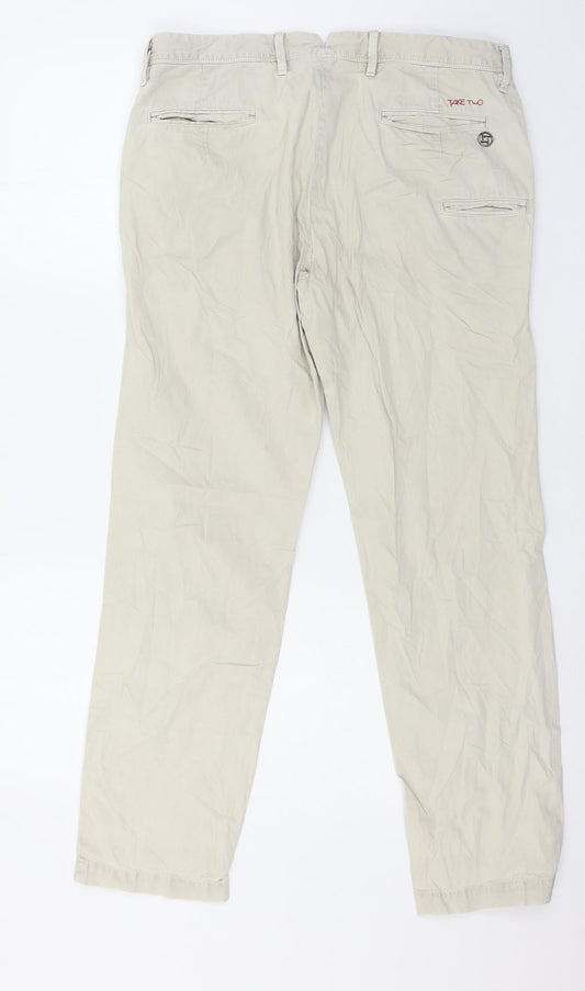 Take.Two Womens Beige Trousers Size 30 in L29 in