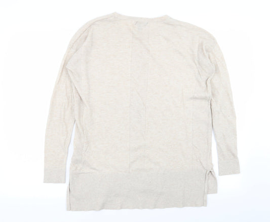 Topshop Womens Beige Pullover Jumper Size 8