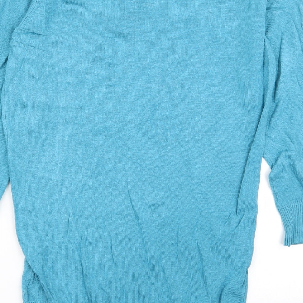 Womens UK Size 10 TU Blue Pullover Jumper