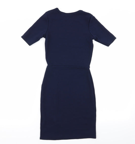 PLT Womens Blue A-Line Size 6