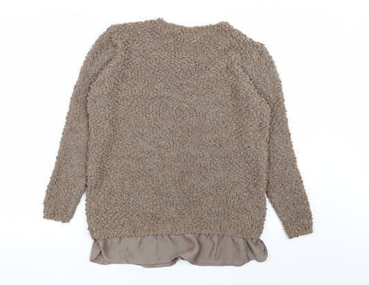 benotti Womens Brown Pullover Jumper Size M