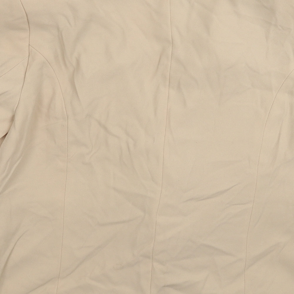 Marks and Spencer Womens Beige Jacket Blazer Size 14