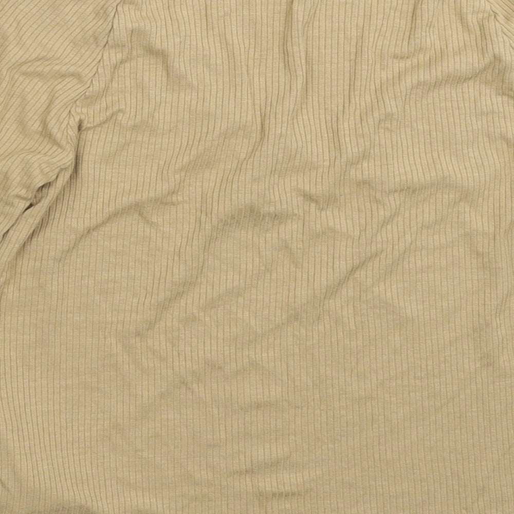 FOREVER 21 Womens Grey Basic T-Shirt Size L