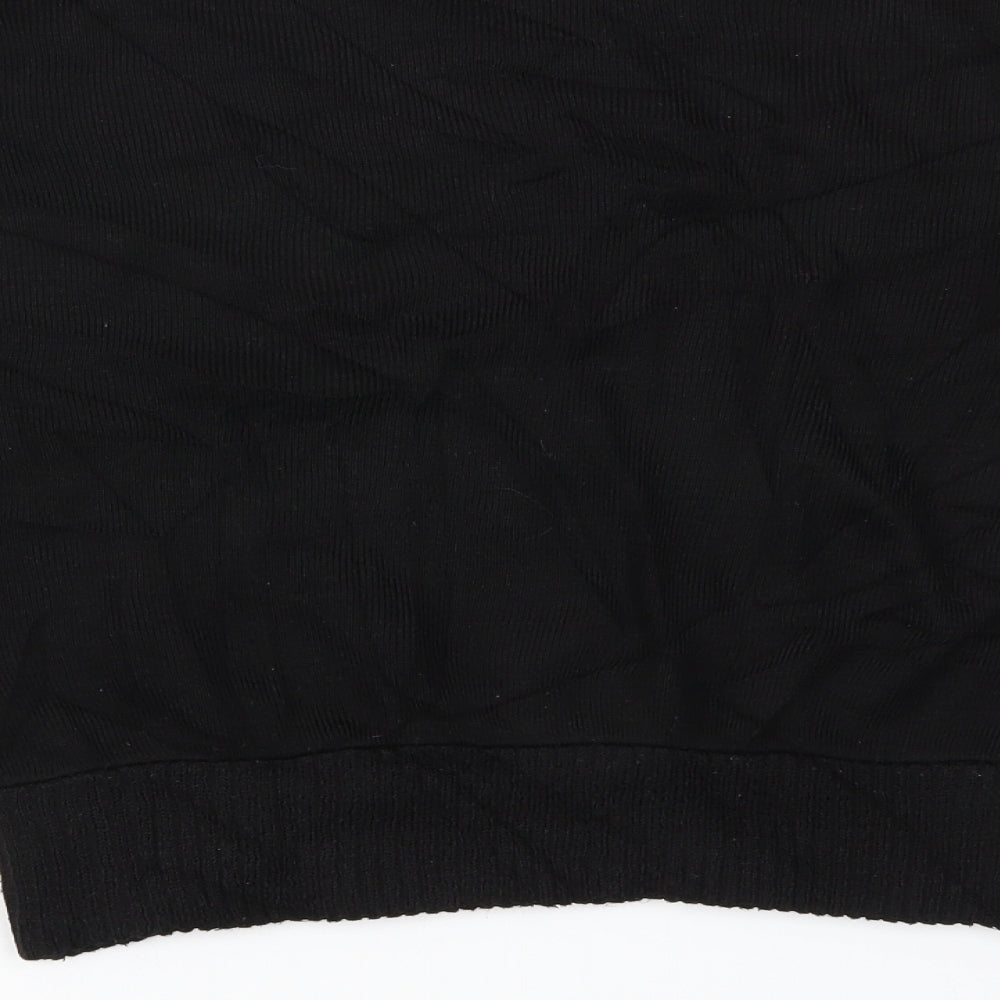 Womens UK Size M Misspap Black Pullover Jumper