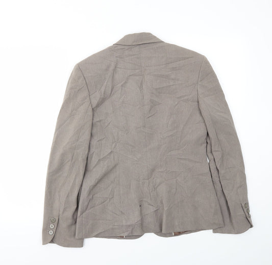 NEXT Womens Brown Jacket Blazer Size 10