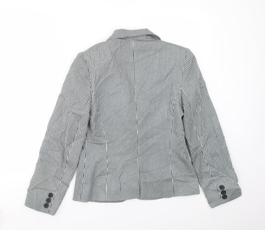 Womens UK Size 10 Preworn Regular Blue Blazer