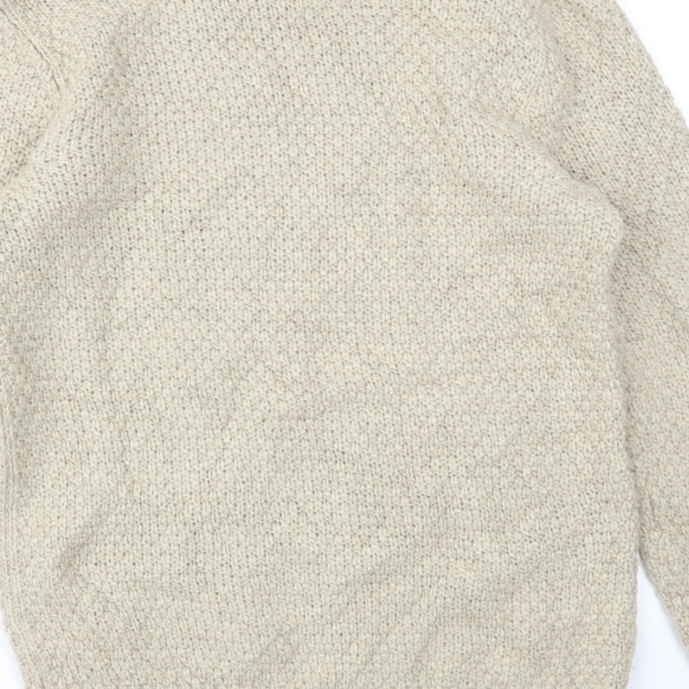 TU Mens Beige Pullover Sweatshirt Size S