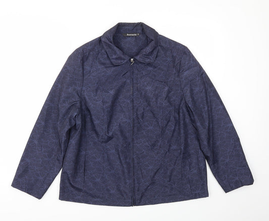 Bonmarché Womens Blue Jacket Coat Size 14
