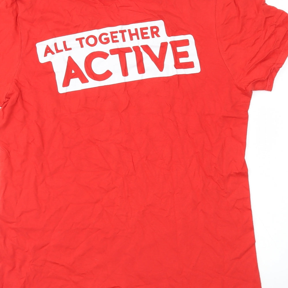 KING CAMPS Mens Red T-Shirt Size M