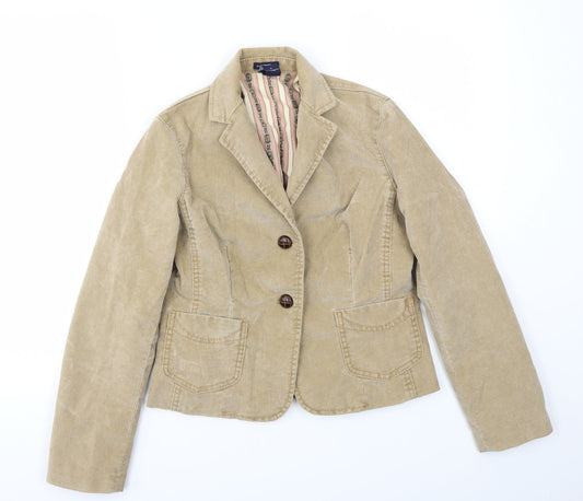 Womens UK Size M Gap Regular Beige Blazer