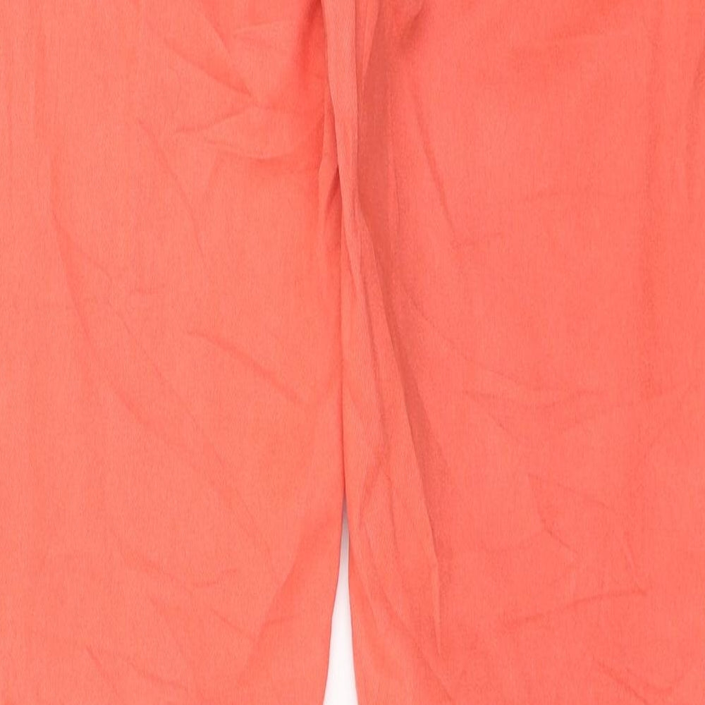 ESMARA Womens Orange Denim Skinny Jeans Size 12 L29 in