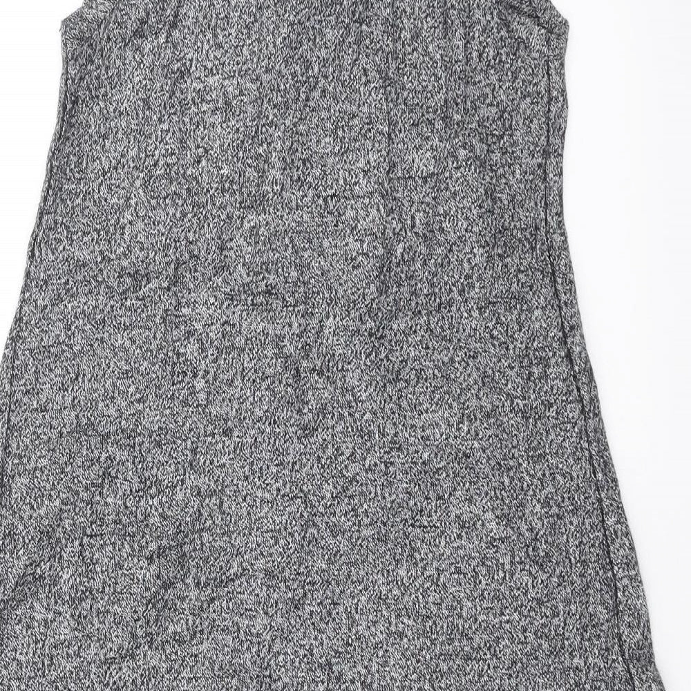 MITMAT MAMA Womens Grey Knit Jumper Dress Size S
