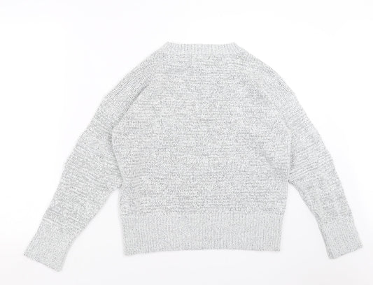 Womens UK Size S Topshop Grey Pullover Jumper