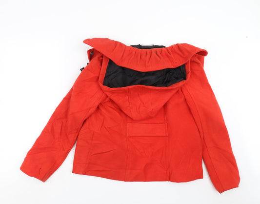 Primark Womens Red Jacket Coat Size 8