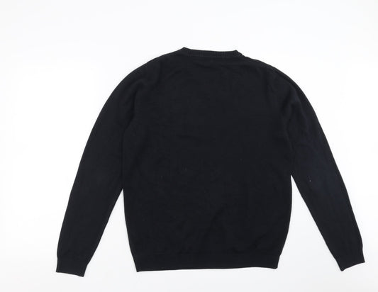 ASOS Mens Beige Knit Pullover Jumper Size M - long