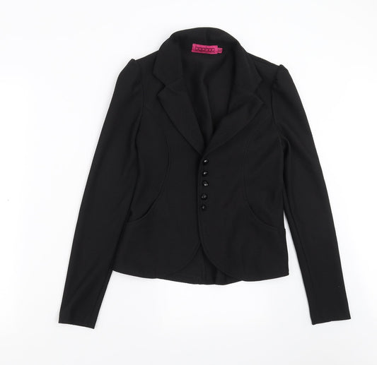 Womens UK Size 10 Boohoo Black Jacket