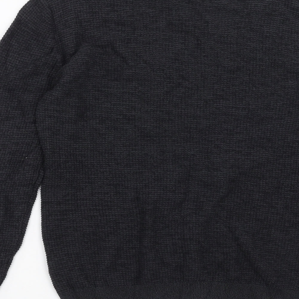 George Mens Grey Pullover Jumper Size M