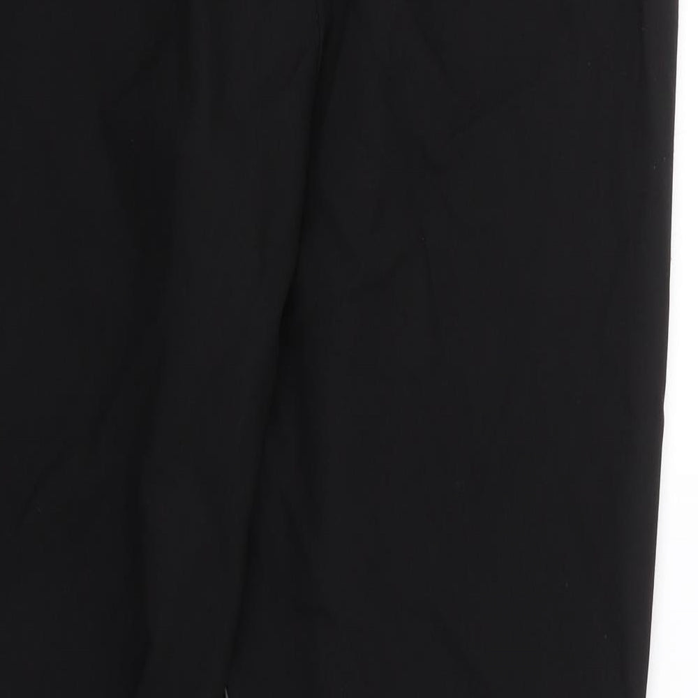 George Womens Black Trousers Size 14 L25 in