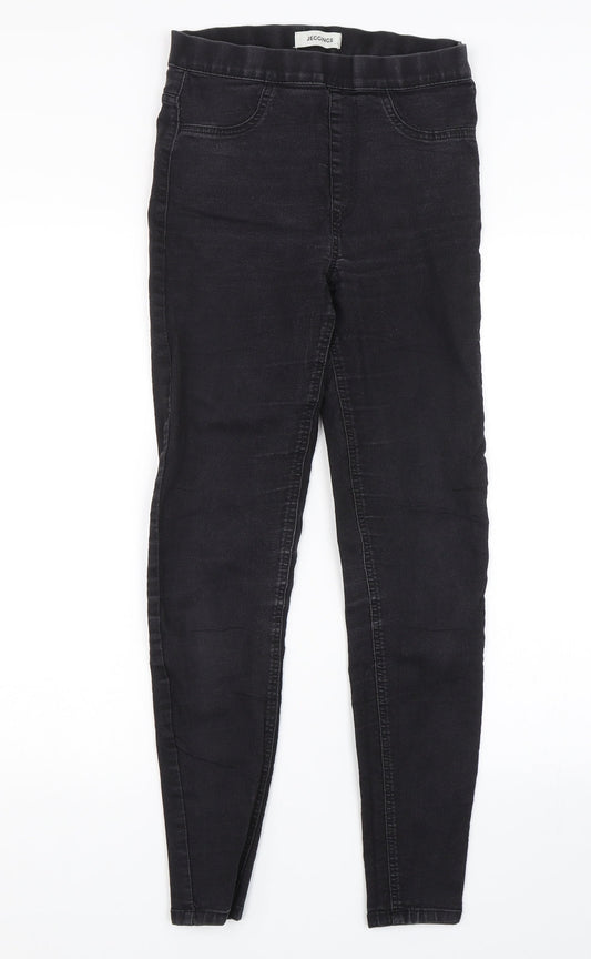 Marks & Spencer Womens Black Denim Jegging Jeans Size 8 L24 in