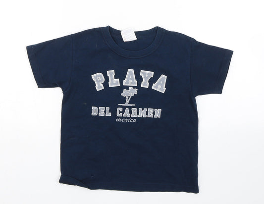 Yazbek Boys Blue Basic T-Shirt Size 5 Years