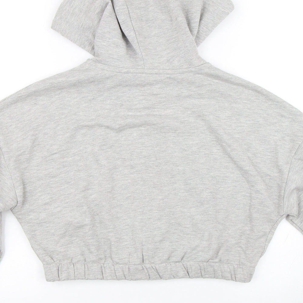 Wednesday Girl Womens Grey Full Zip Hoodie Size XS