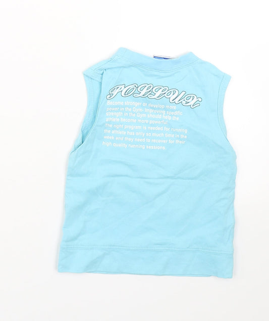 Miami Kids Baby Blue Basic Tank Size 18-24 Months