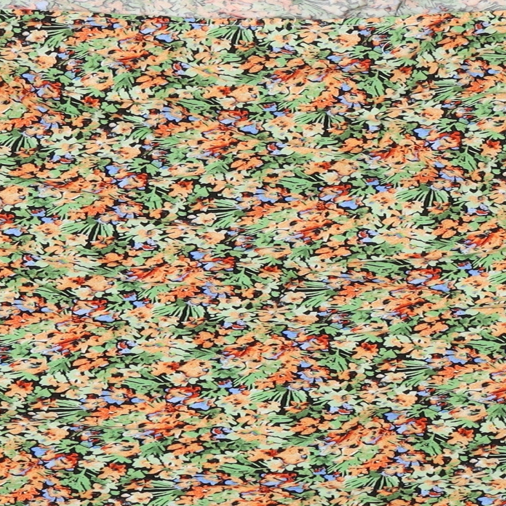 ASOS Womens Multicoloured Floral  Skater Skirt Size 30