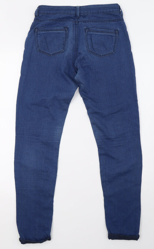 New Look Womens Blue Denim Skinny Jeans Size 6 L32 in