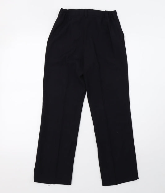 Preworn Boys Black Sweatpants Trousers Size S - school wear