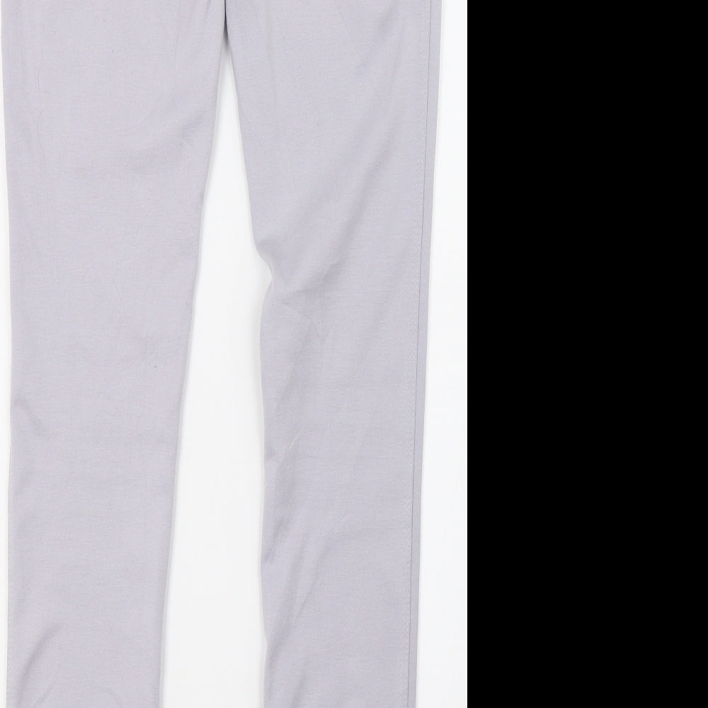Womens UK Size 10 Preworn Regular Fit Sweatpants Purple Trousers