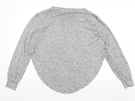 Pretty Secrets Womens Grey Pullover Jumper Size M