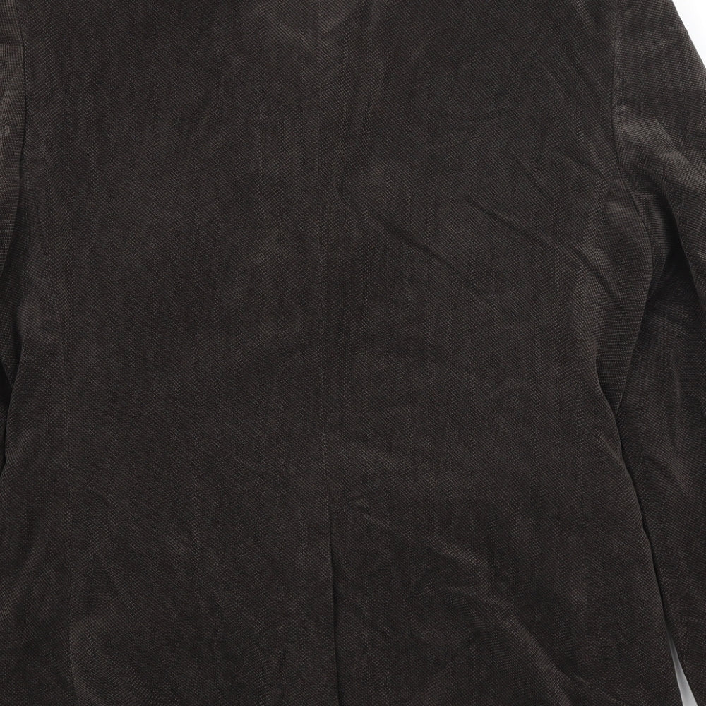 Mens UK Size M Greenwoods Regular Brown Suit Jacket