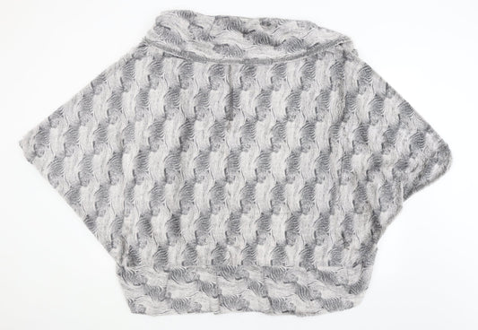 Urban Mist Womens Grey Wrap Jumper One Size