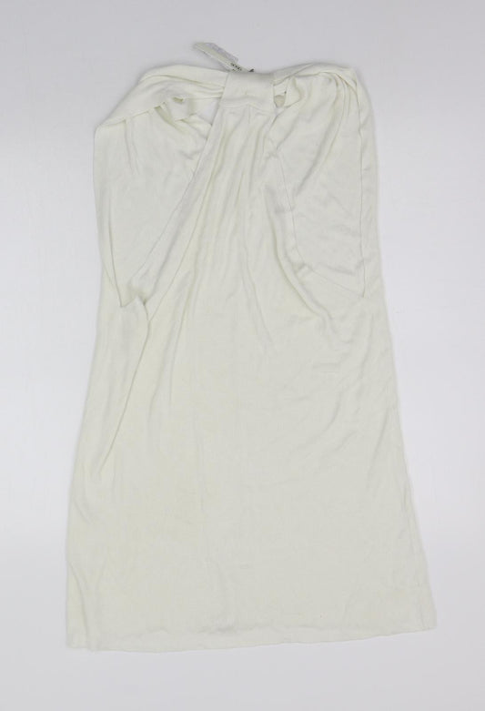 ASOS Womens White Jumper Dress Size 8