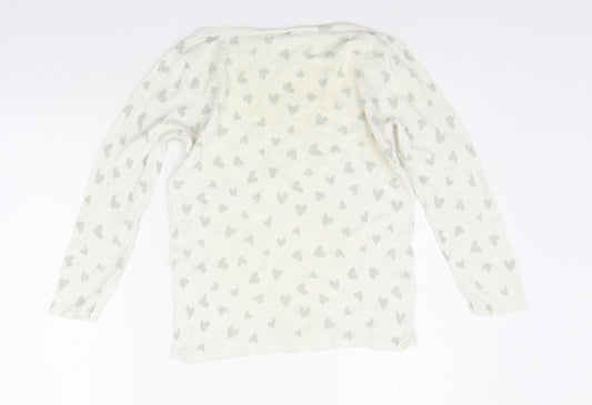 Womens UK Size 10 NEXT White Pullover Jumper