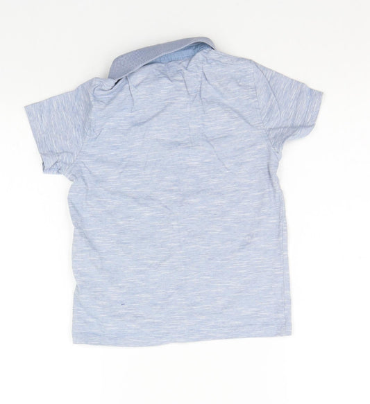 Primark Girls Blue Basic Polo Size 6-7 Years