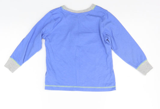 Matalan Girls Blue Basic T-Shirt Size 4-5 Years - DINOSAUR