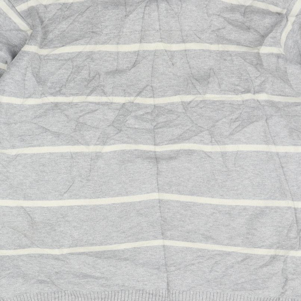 Womens UK Size S Marks and Spencer Grey Basic Polo