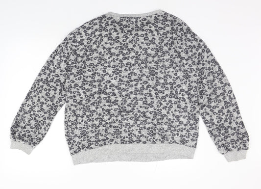 Womens UK Size M NEXT Grey Pullover Jumper