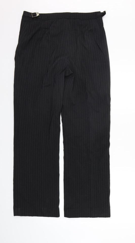 George Womens Black Trousers Size 12 L28 in
