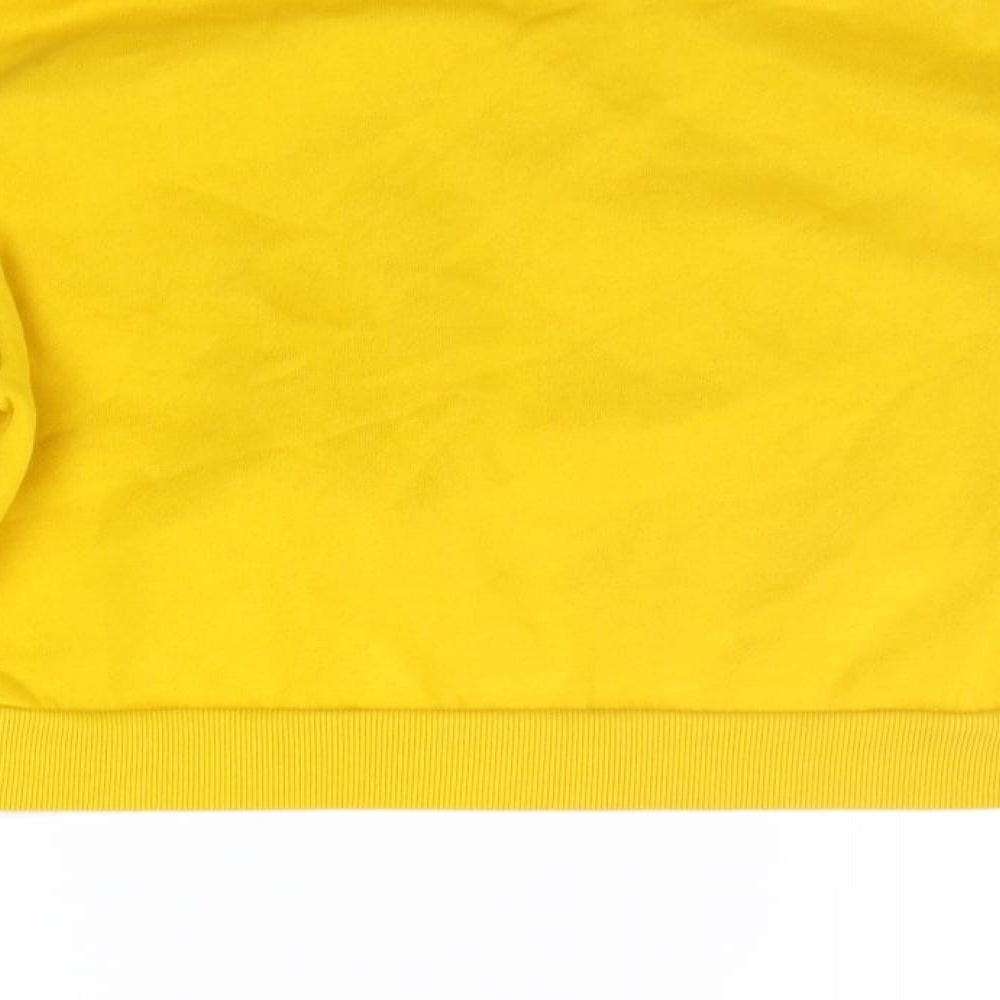 Womens UK Size M Divided Yellow Pullover Jumper