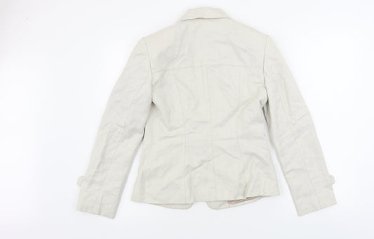 NEXT Womens Beige Jacket Blazer Size 10