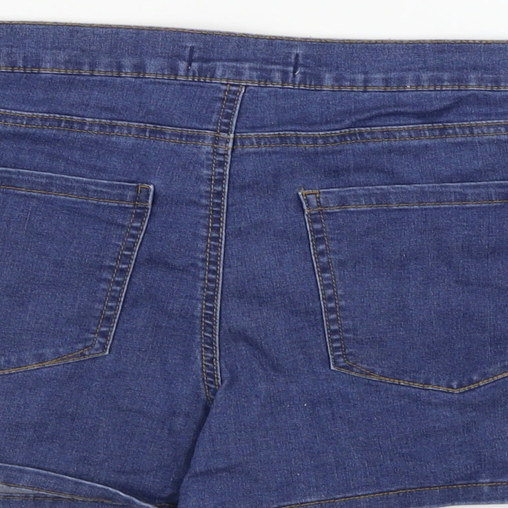 denim co Womens Blue Cut-Off Shorts Size 8