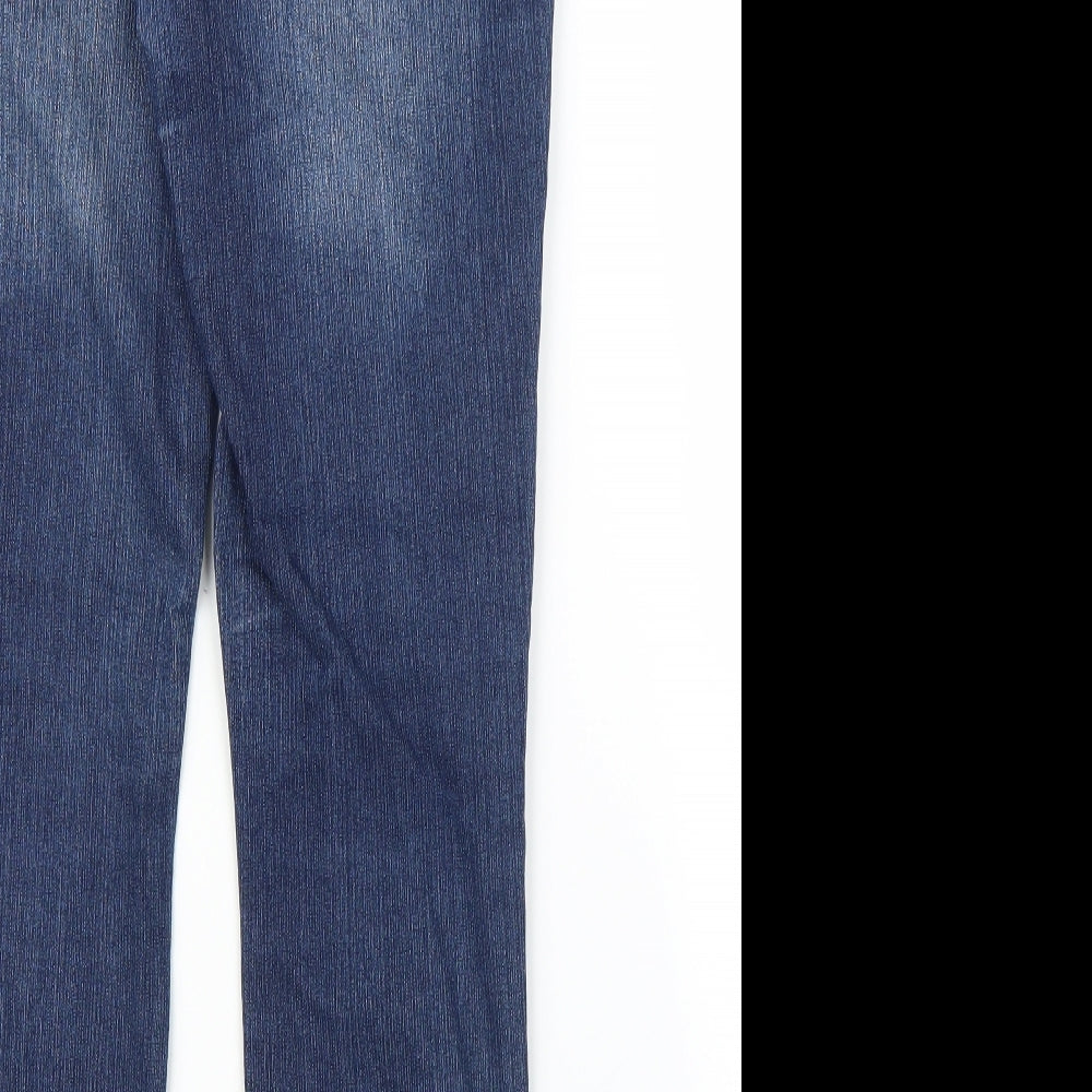 Womens UK Size 10 Denim 24/7 Regular Fit Skinny Blue Jeans