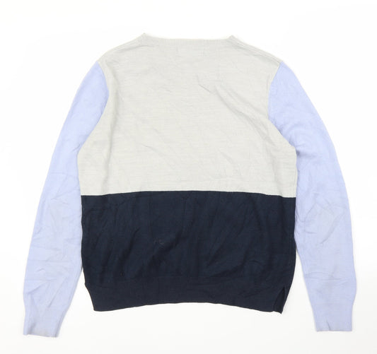 Womens UK Size 14 M&S Blue Pullover Jumper
