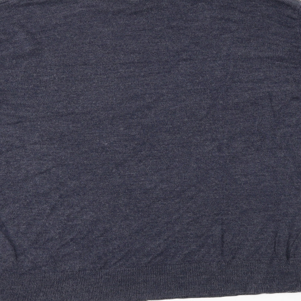 Atlantic Bay Mens Blue Pullover Jumper Size M