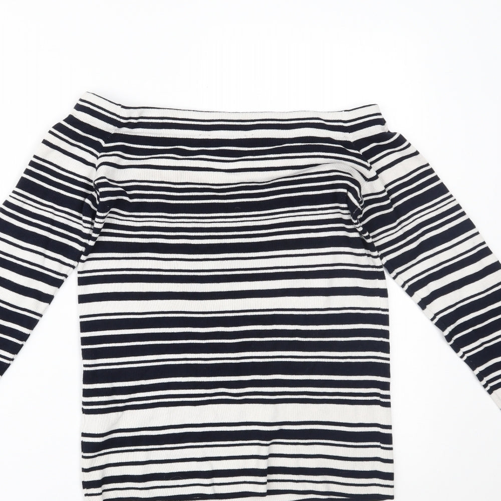 Womens UK Size 12 Dorothy Perkins Blue Basic Blouse