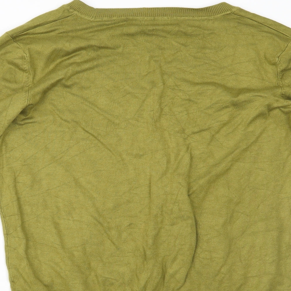 M&Co Womens Green Pullover Jumper Size 2XL