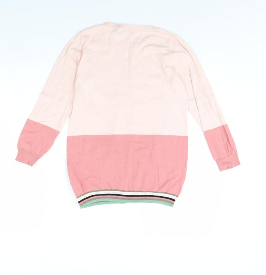 Womens UK Size 8 NEXT Pink Pullover Jumper