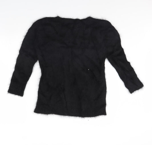 Untitled Womens Black Pullover Jumper Size L